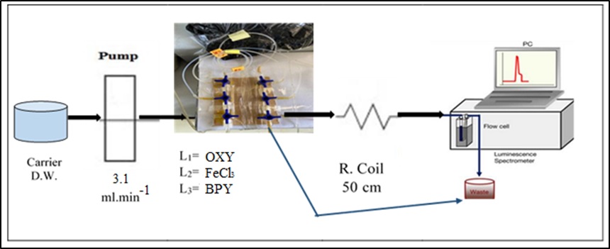 Indirect Sensitive Determination of Oxymetazoline. HCl in Pure Pharmaceutical Drugs and Biological Samples Using a Modified Sensor Unit Via a Green Method of FI/MZ System 