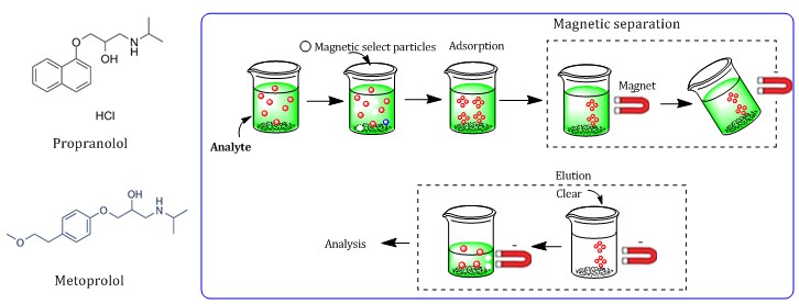 Pre-concentration and Sensitive Determination of Propranolol and Metoprolol Using Dispersive Solid-Phase Microextraction and High-Performance Liquid Chromatography in Biological, Wastewater, and Pharmaceutical Samples 