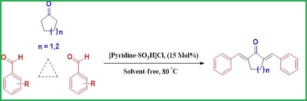 The Synthesis of α,αʹ-bis(arylidene)Cycloalkanones using Sulfonic Acid Functionalized Pyridinium Chloride 